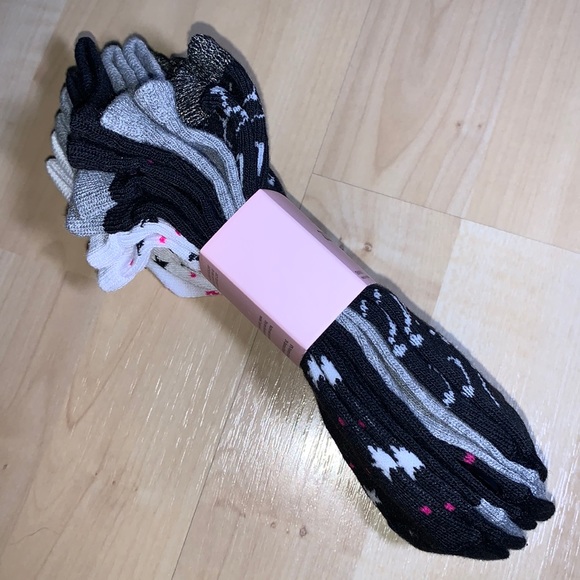 JUICY COUTURE printed short crew socks - 5 pairs - Picture 4 of 5